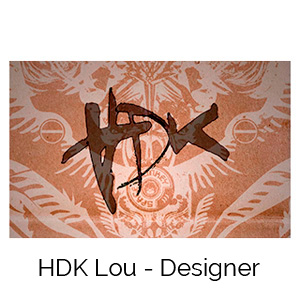 logo HDK Lou, Designer Infographiste